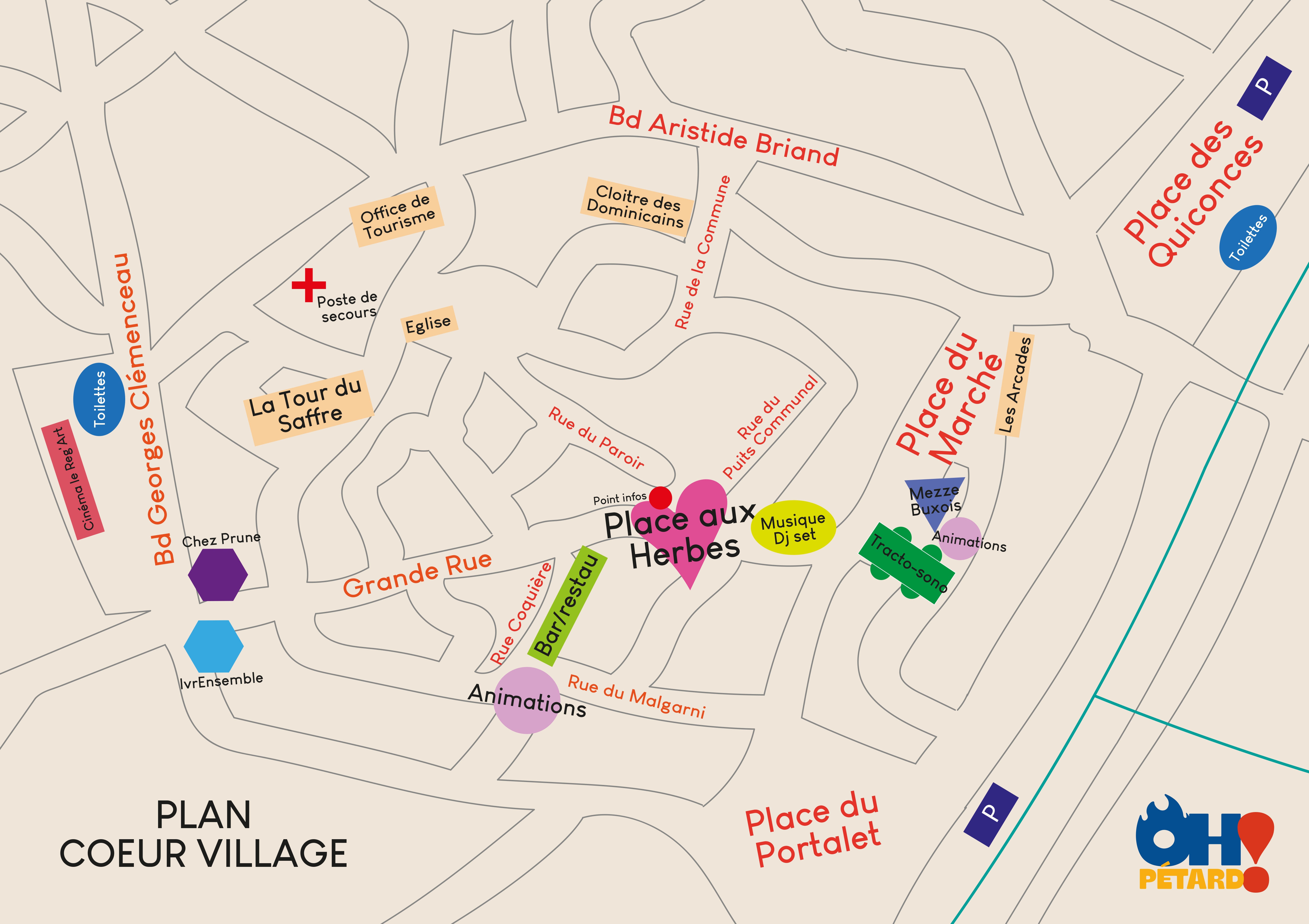 Plan coeur village 2025